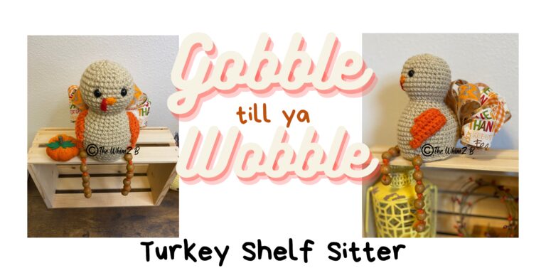 Turkey Shelf Sitter: Free Crochet and Craft Pattern