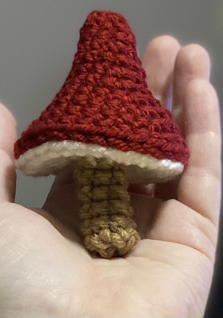 little crocheted mushroom crochet pattern free