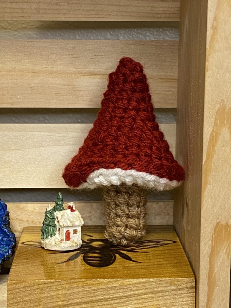 free crochet mushroom pattern