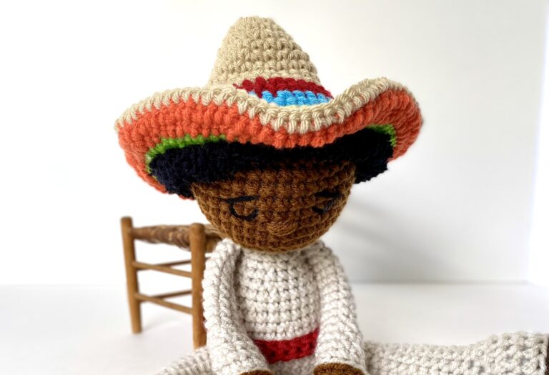 crocheted mexican latino boy