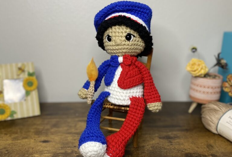 French Patriotic boy crochet pattern