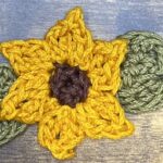 crocheted sunflower free pattern