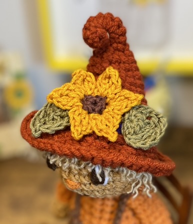 crocheted cotton sunflower free pattern