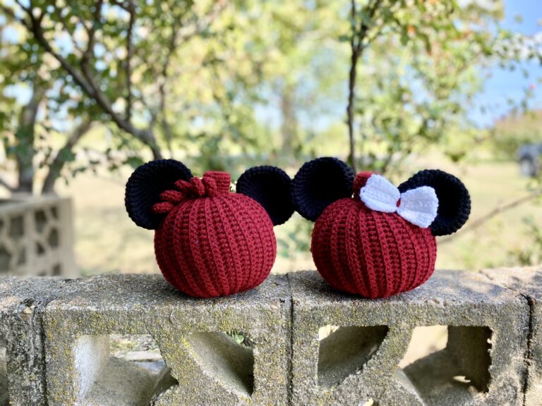 crochet pattern for mouse pumpkins