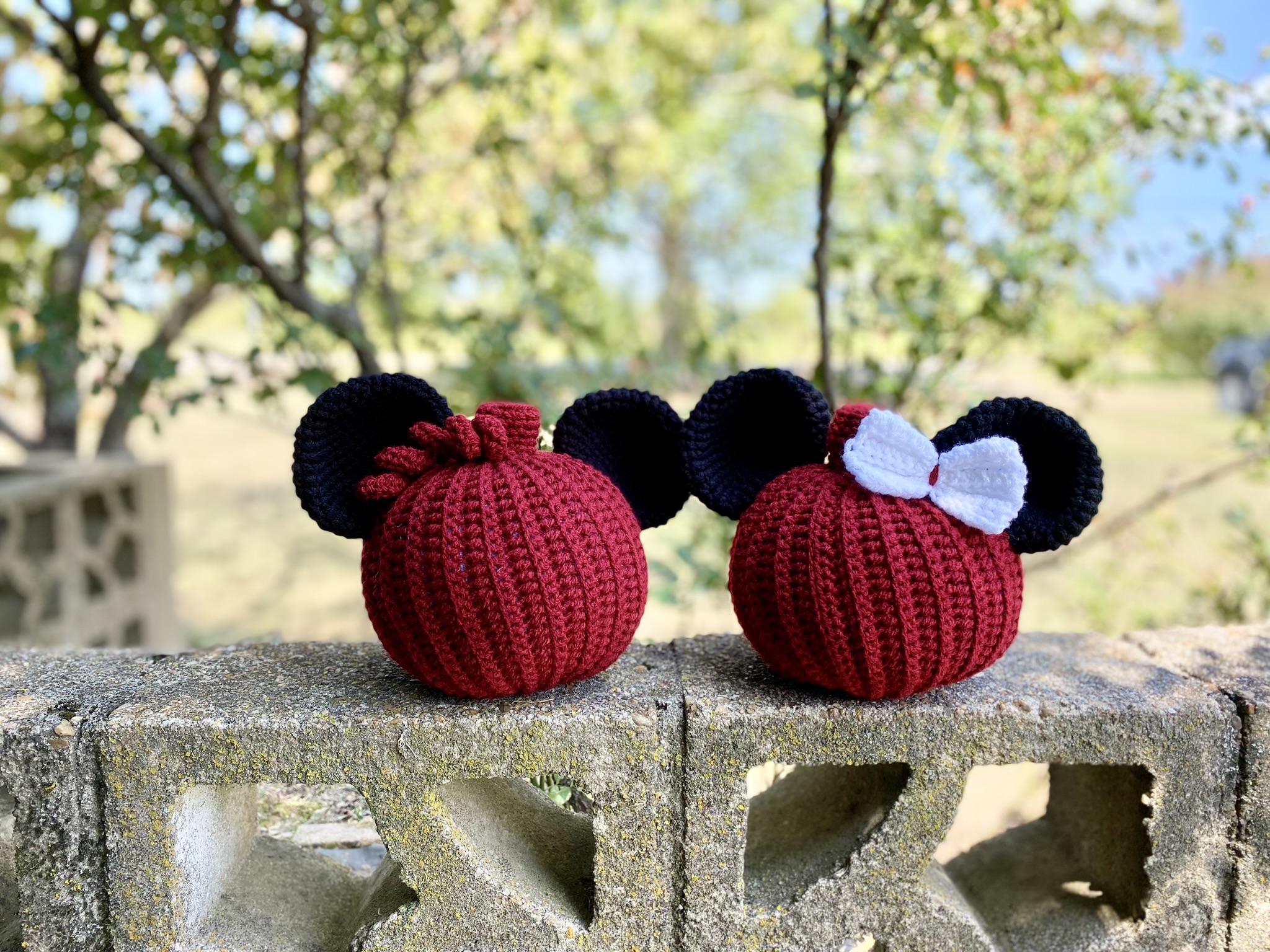 crochet pattern for mouse pumpkins