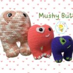 crocheted valentine plushie Mushy Butt